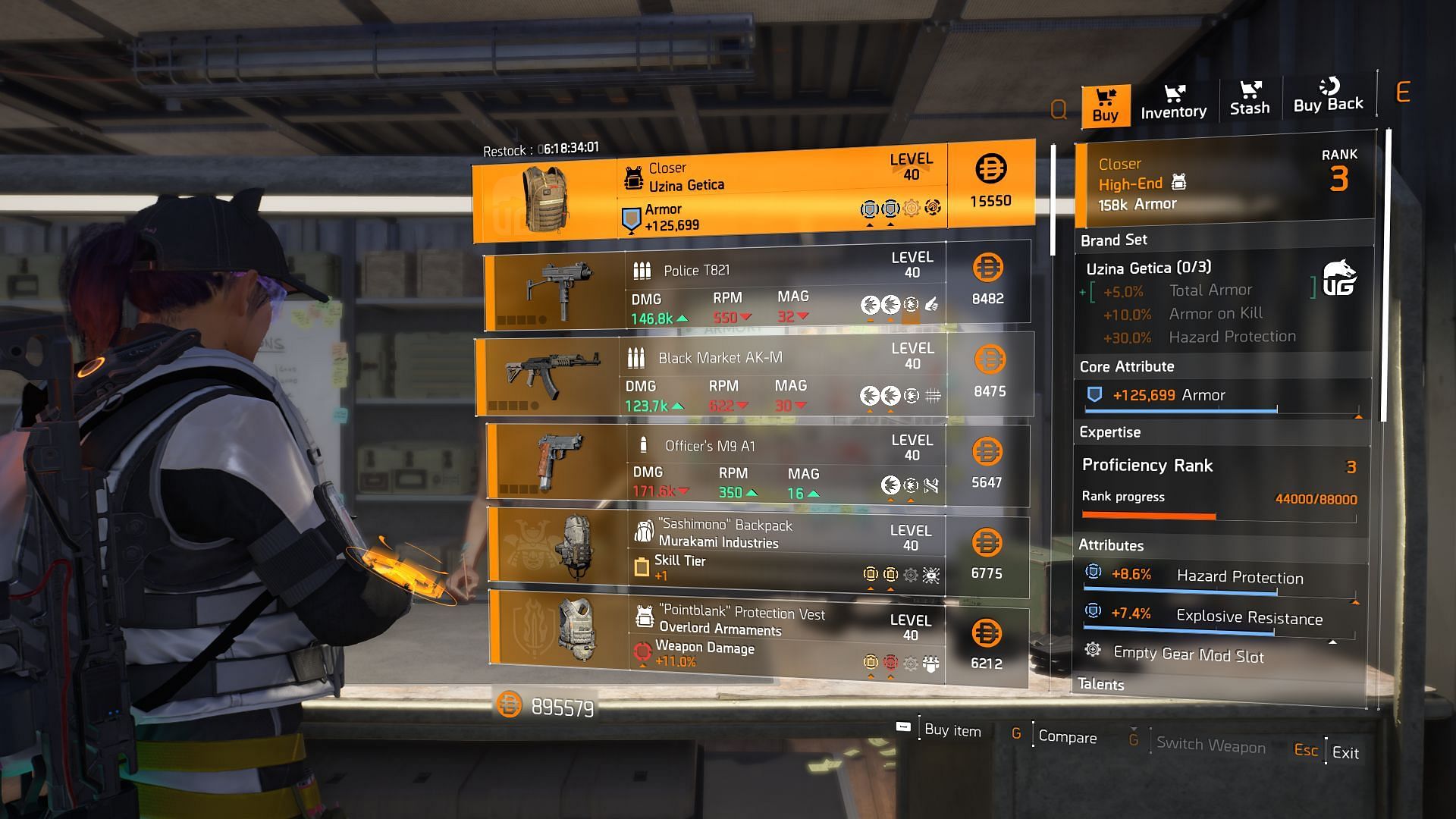 The Division 2 vendor at White House helipad (Image via Sportskeeda Gaming || Ubisoft)